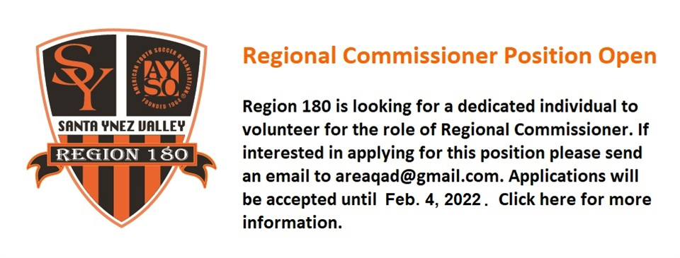 Regional Commissioner Position