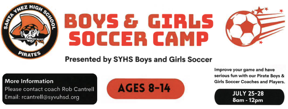 SYHS Pirate's Soccer Camp 