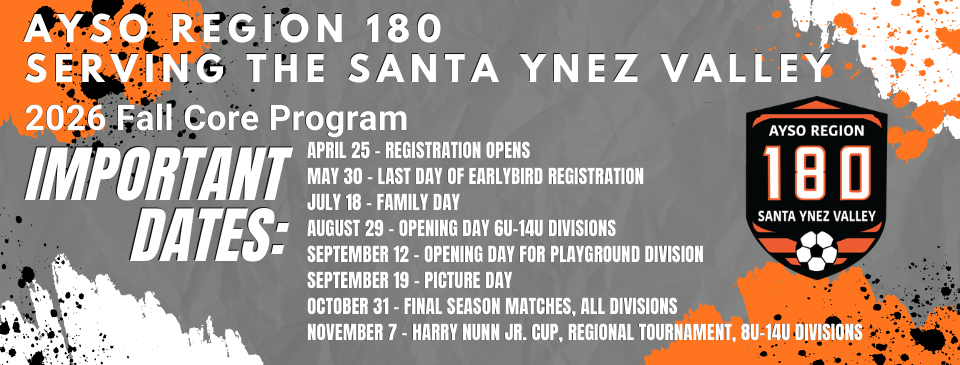 2026 Fall Program Key Dates